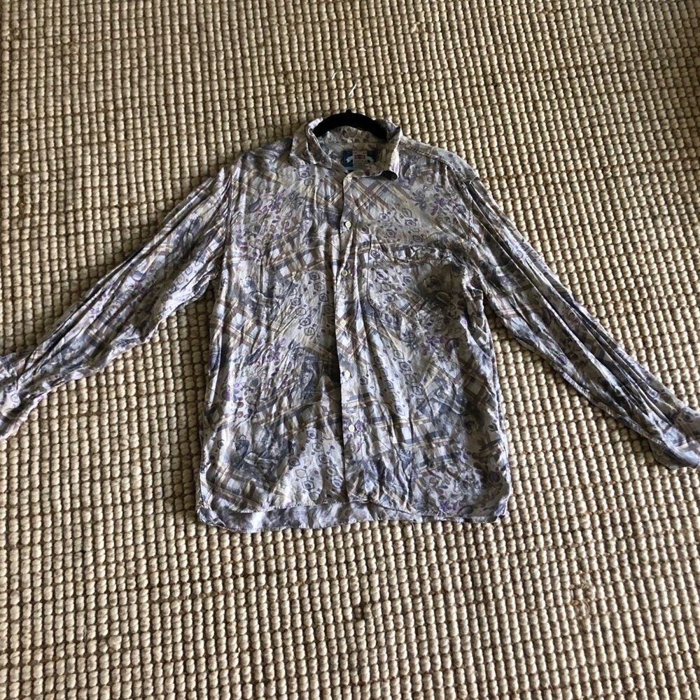 Urban Renewal vintage shirt in lilac and pastel